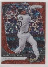 2020 Panini Prizm Tier II Quick Pitch Red Donut Circle 73/99 Marcus Semien uk2