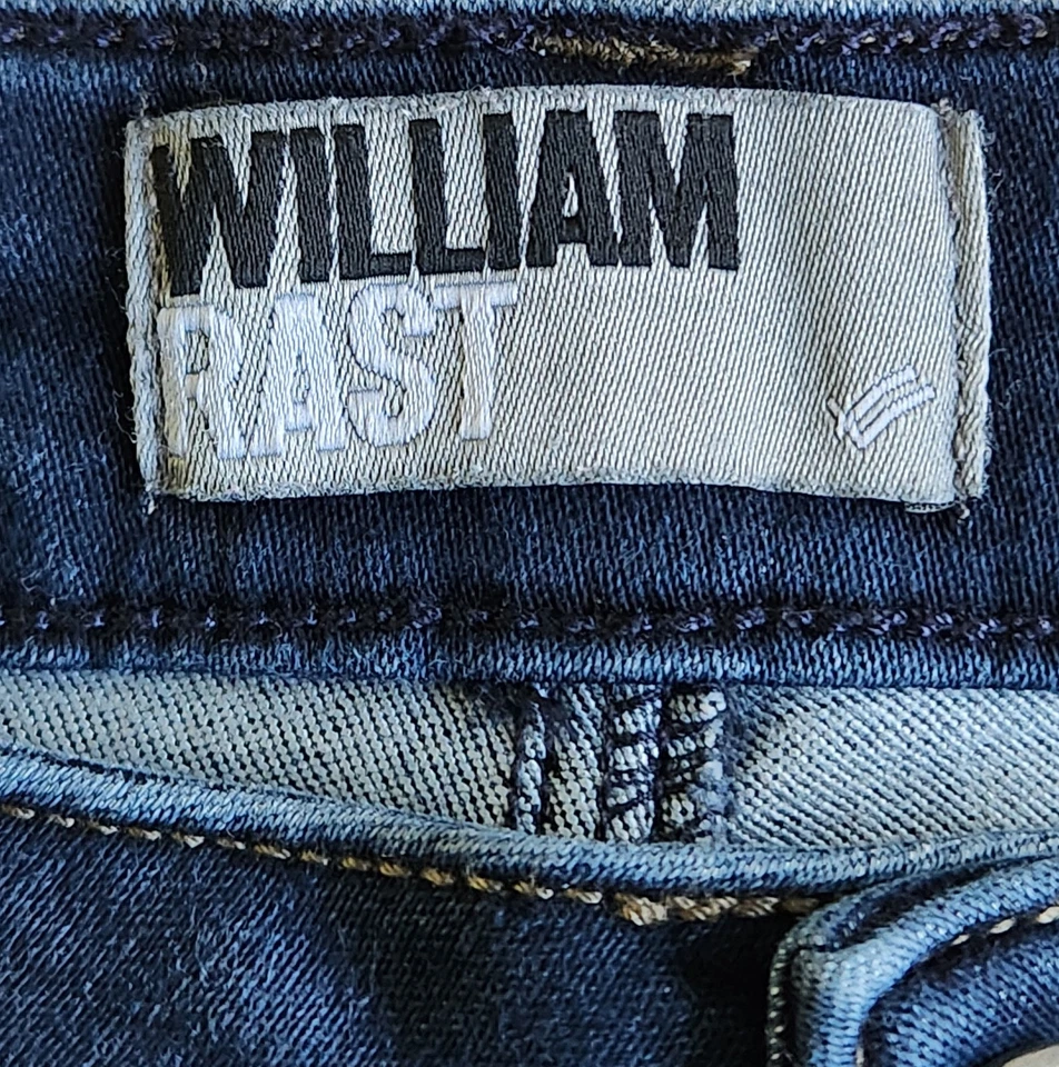 William Rast 修身腿,16 牛仔裤深蓝色牛仔布,二手 — 第 3/4 张图片