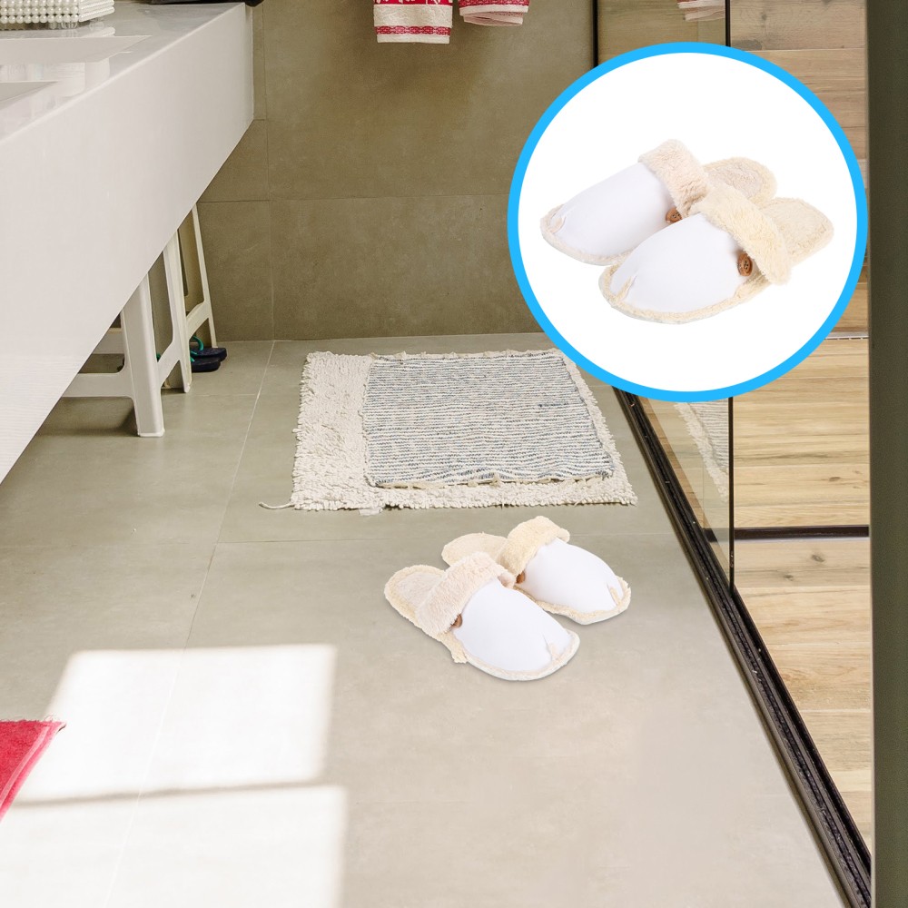 APL Fodera in cotone ispessito madre solette soffici per pantofole