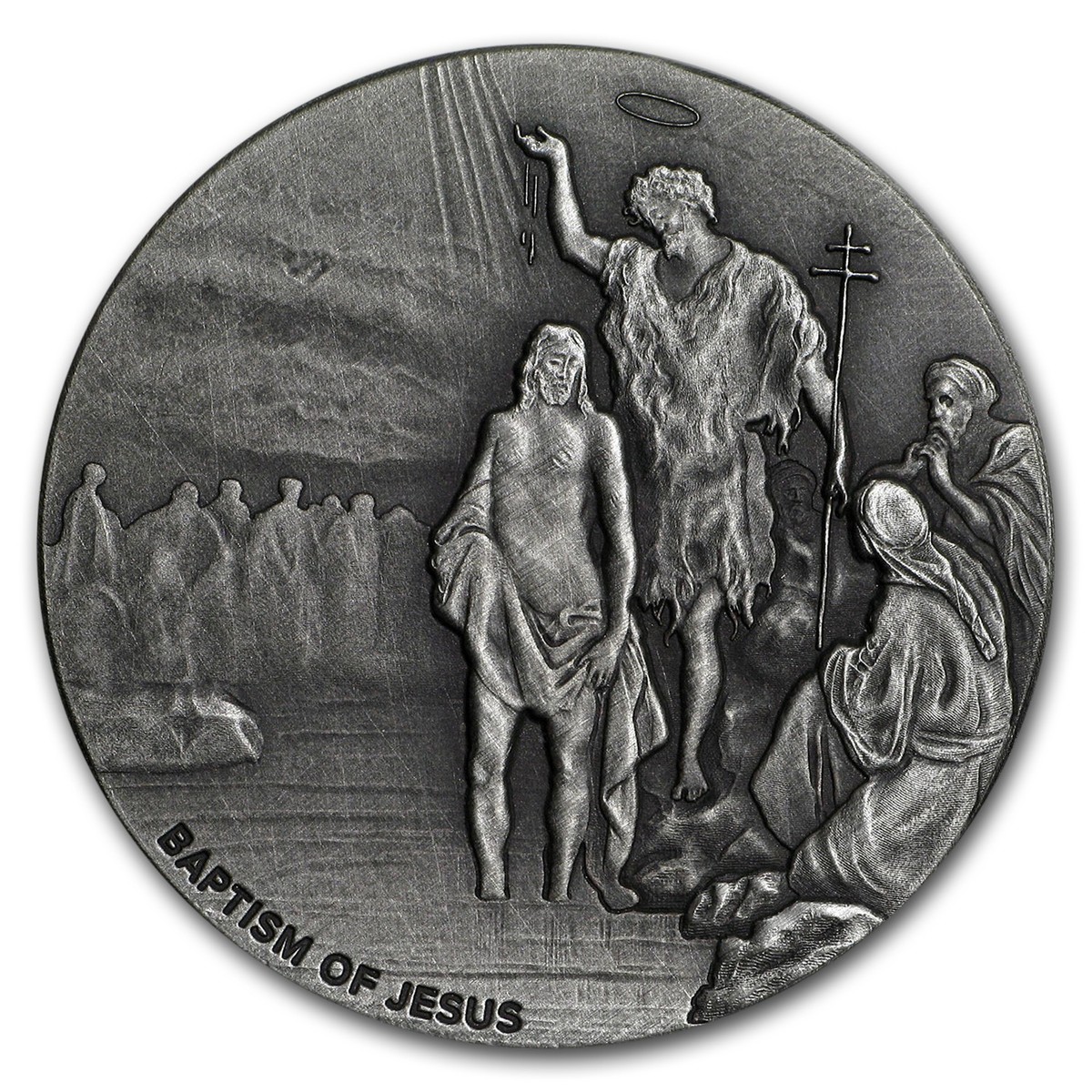 2017 2 oz Silver Coin - Biblical Series (The Baptism of Jesus) | eBay