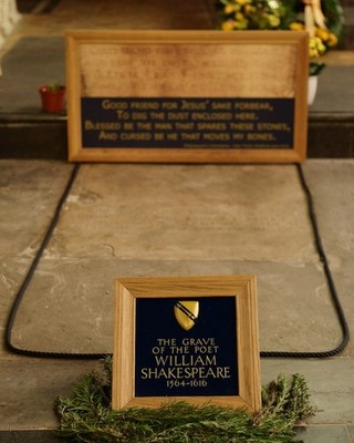 Foto 12x8 Das Grab des William Shakespeare Stratford-upon-Avon im Hol c2018