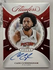 2024/25 Panini Flawless Cade Cunningham Ruby Auto Focus 14/15 Pistons MVP?Opens in a new window or tab