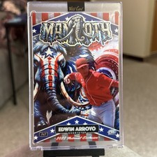 2025 Wild Card Mammoth Baseball Edwin Arroyo PRC 1/1 Scope Parallel 
