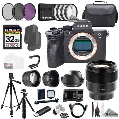 Sony a7S III + Sony FE 85mm f/1.8 Lens +32GB+Ext Bat+9 PC Filtr