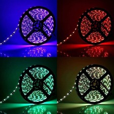 1-5m Super Bright 5050 RGB LED Strip Light Flexible Waterproof 5V 8mm Tape Lamp