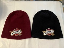 NBA Cleveland Cavaliers CAVS Promotional Beanie Knit Hat Lot Of 2 Hats