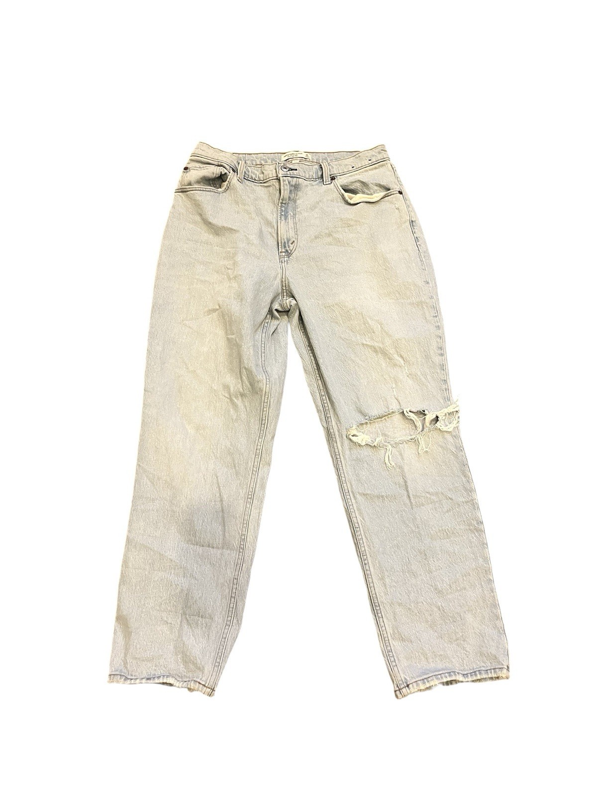 Abercrombie & Fitch Curve Love Women's Size 32 High Rise 90s Straight