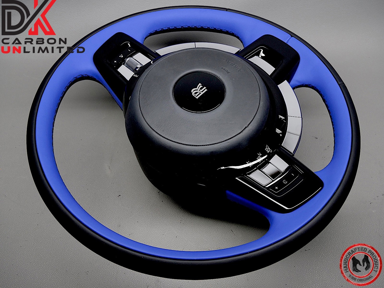 Rolls Royce Cullinan Two Tone Radiant Blue OEM Original Factory Steering Wheel