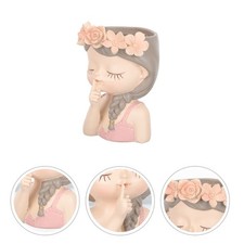  Pot De Fleur Interieur Visage Femme À Fleurs Créatives D'intérieur