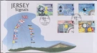GB - JERSEY 2008 Signal Station 300th Anniv/Weather Metrology SG 1350-1354 FDC