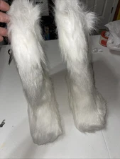 Carl Karida Women’s Snow Boots White Fur Size 6.5