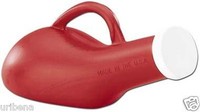 Crusar Portable Urinal Travel Car Toilet For Kids Adults Men Vehicular Potty Red Crusar Portable Urinal Travel Car Toilet For Kids Adults Men Vehicular Potty Red
