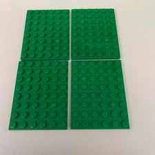 Lego 3036 Green Replacement Parts Pieces Lot of 4