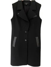 Black tailored vest Size XS