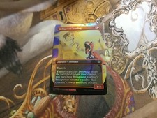 Belligerent Yearling Foil Borderless MTG Lost Caverns Of Ixalan - Pack Fresh -