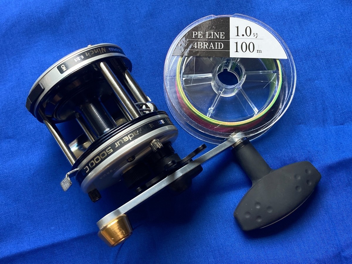 38様売約済みAbu Garcia Ambassadeur 5000C Abu Garcia ambassadeur 5000c High speed W/PE Line bait reel used