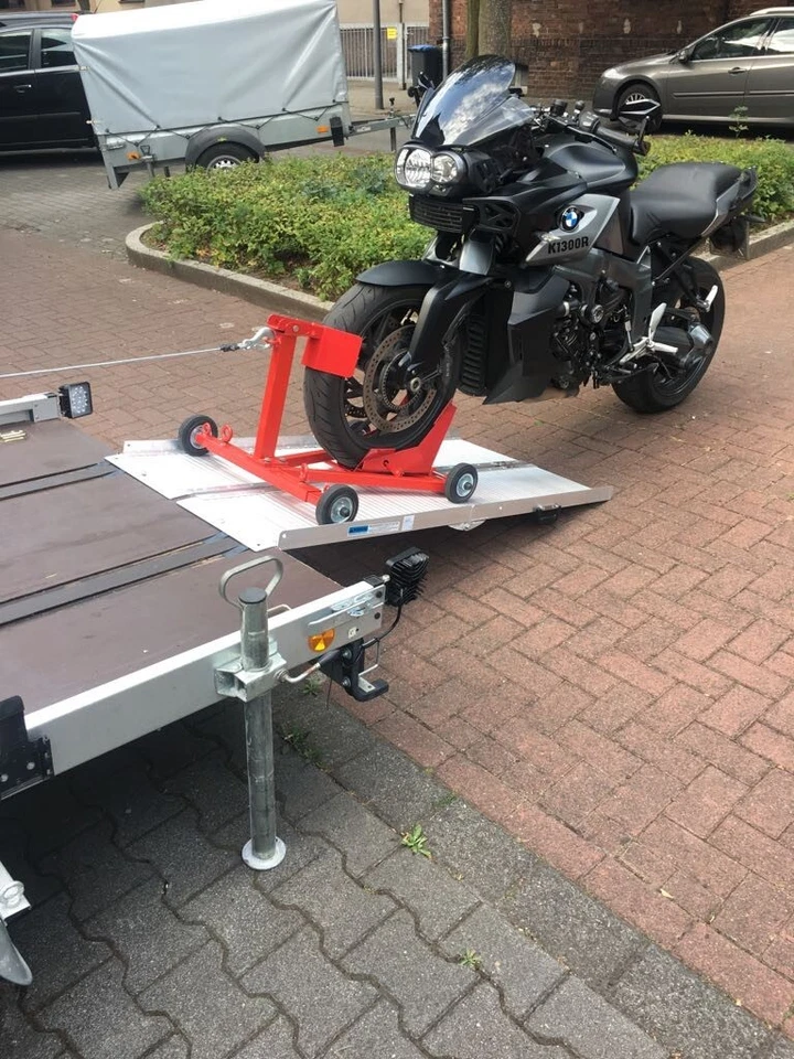 Ayuda de carga de moto soporte de moto balancín de moto INCLUYE RAMPA transporte - Imagen 1 de 4