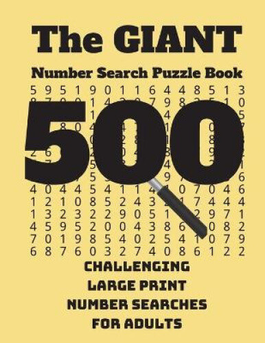 Thumbnail - The Giant Number Search Puzzle Book: 500 Challenging Large Print