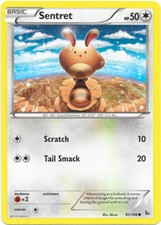 POKEMON CARD SENTRET 81/106 NO 161 SCOUT POKEMON TCG CCG