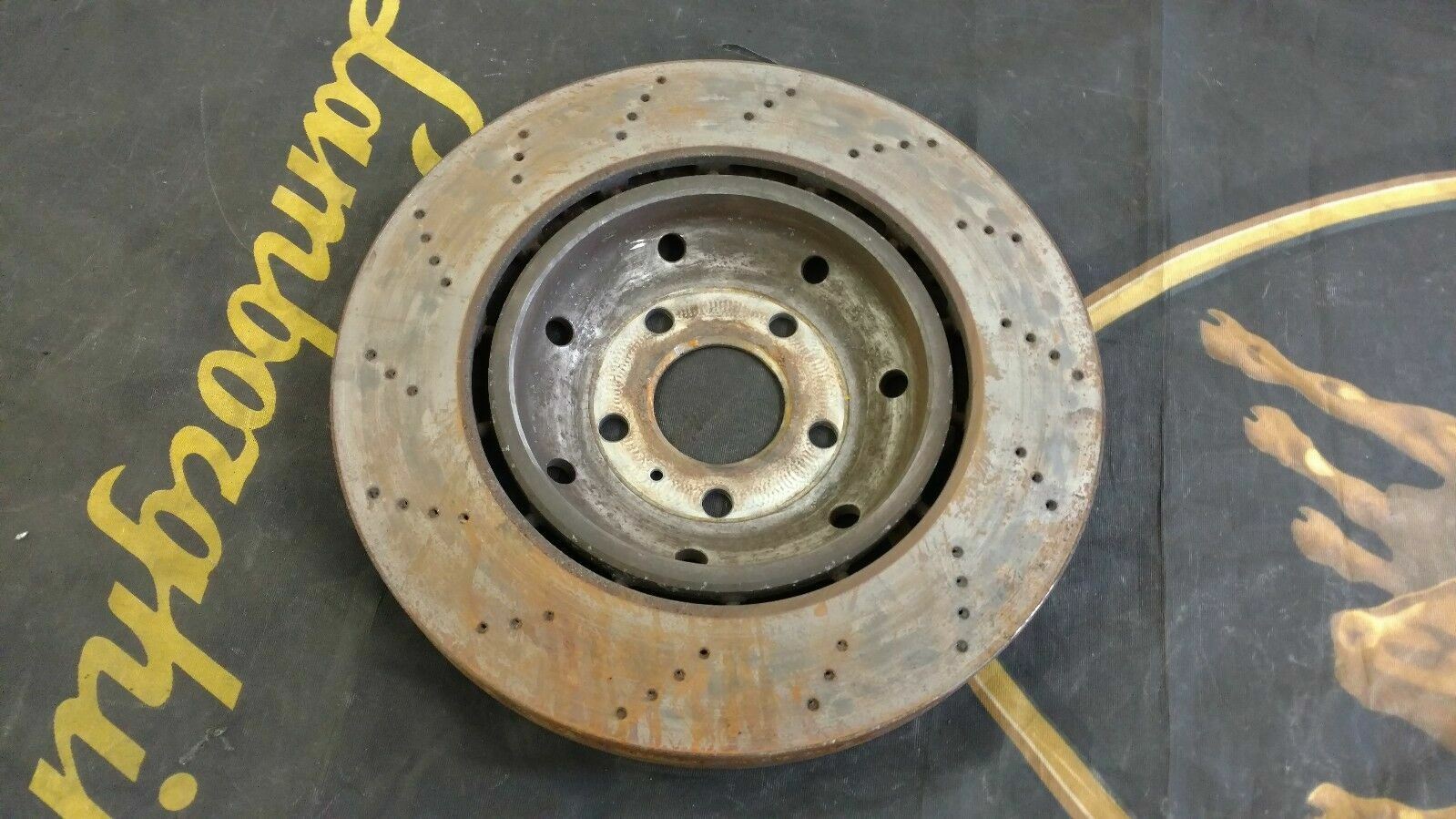 LAMBORGHINI GALLARDO FRONT RIGHT BRAKE DISC ROTOR OEM 400615302B