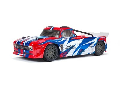 ARRMA INFRACTION 4X4 1/8 MEGA Resto-Mod Truck RTR Int, rot/blau RC TRUCK UK