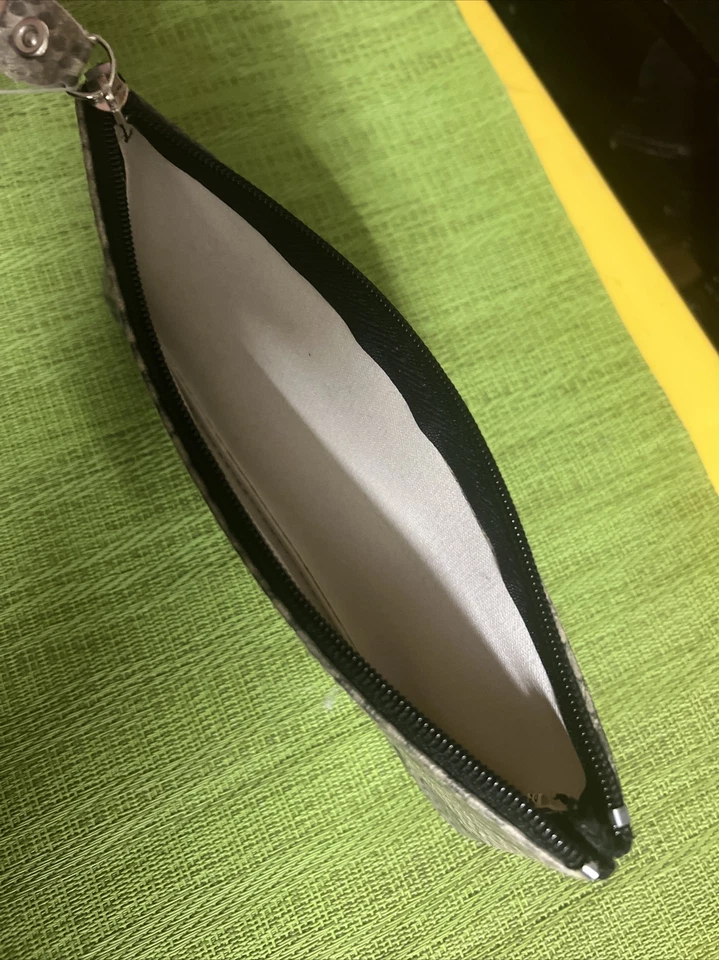 Estojo de lápis Zoologicals pele de cobra falsa estampa de cobra safári fofo novo com etiquetas - Imagem 3 de 3