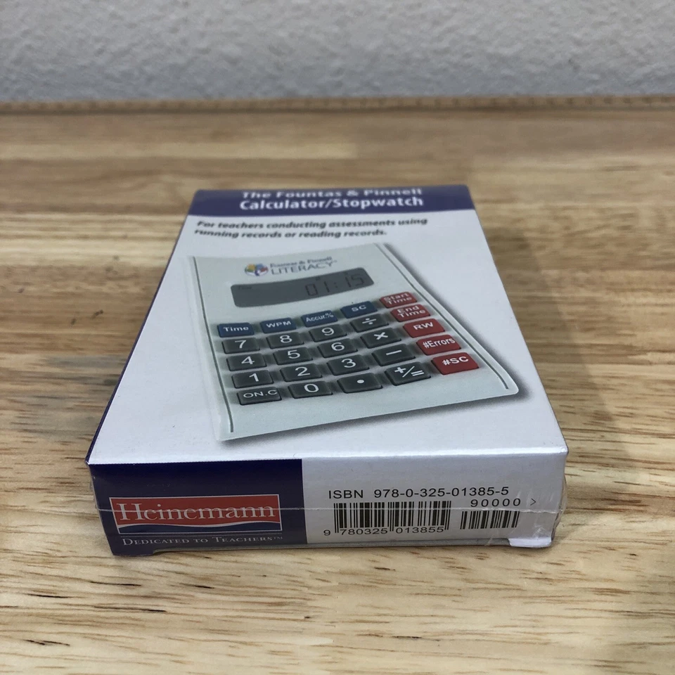 Pocket-Sized Calculator Fountas & Pinnell Stopwatch Teachers Assessments NEW - Image 3 of 4