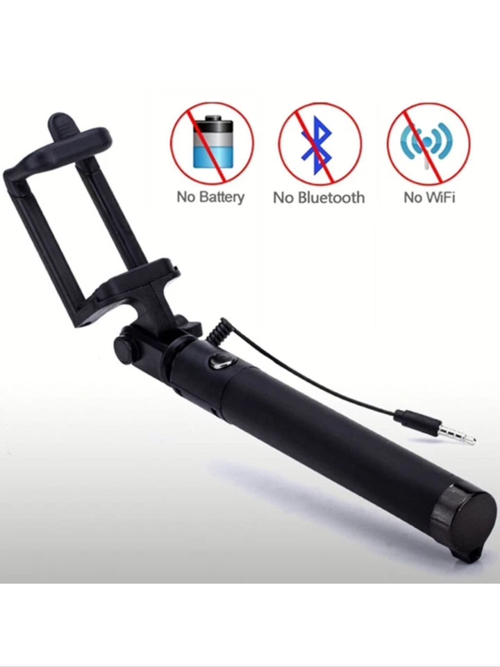 Nuevo Mini Palo Selfie Extensible Portátil 3ª Generación para iPhone IOS Adriod Foto 2 de 4