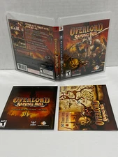 Overlord Raising Hell PS3 Original Case Art and Manual Booklet ONLY NO GAME