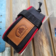 Arundel Dual Under Saddle Seat Bag Black Red