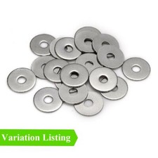 Image of Heavy Duty Table 4 Steel Imperial Flat Washers, BZP for Nuts & Bolts