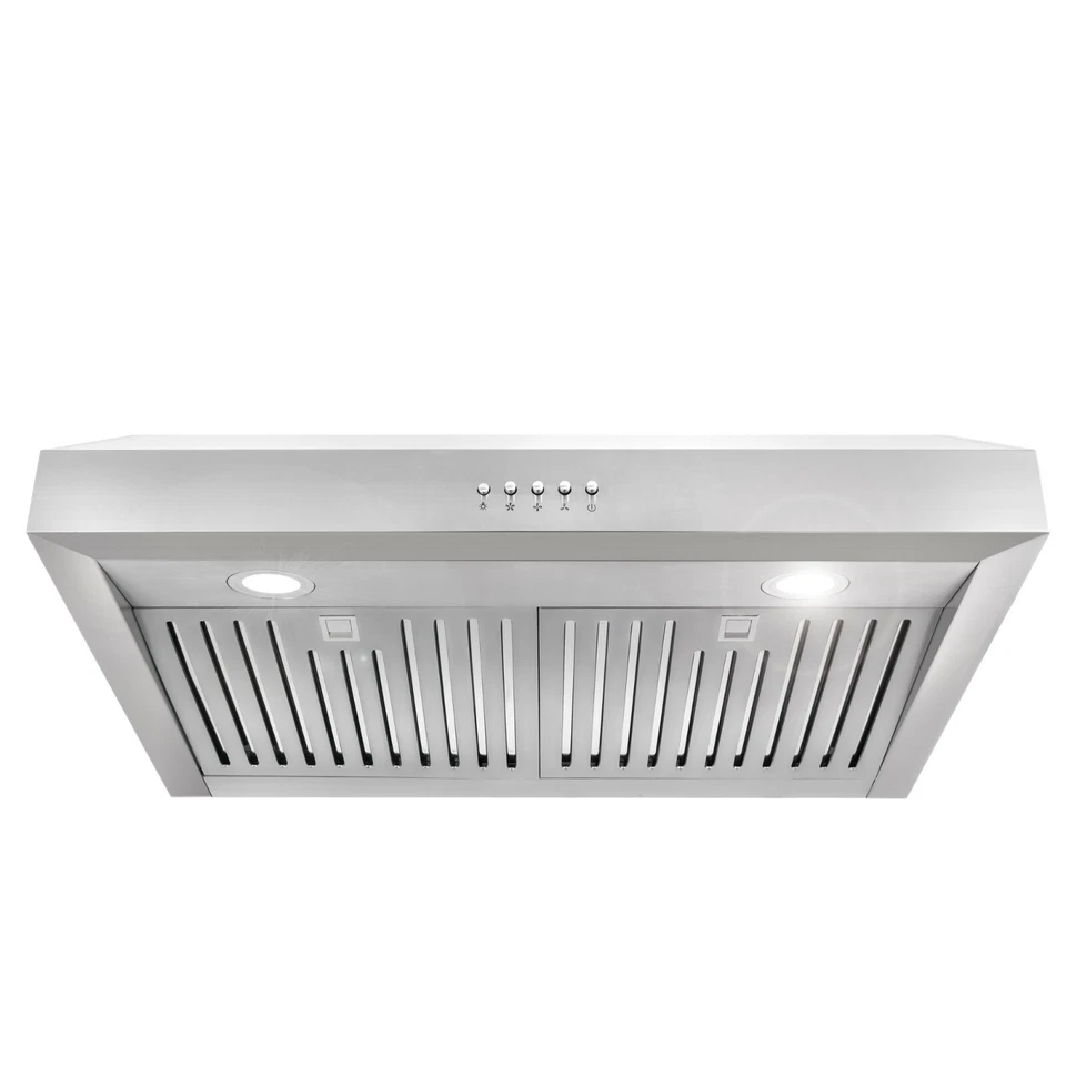 30 in Under Cabinet Range Hood (OPEN BOX) Stainless Steel, Washable Filters, LED - Image 3 of 4