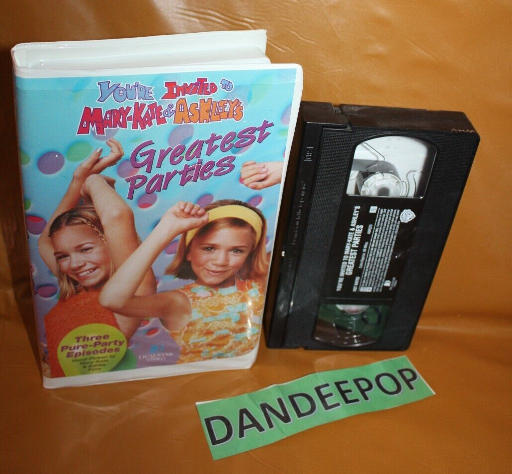 You're Invited Mary Kate & Ashley's Greatest Parties VHS Movie eBay