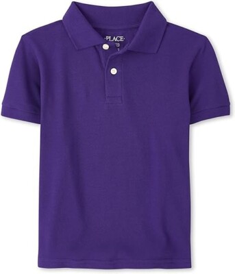 Children's Place Lavender Polo Shirt For Toddler The