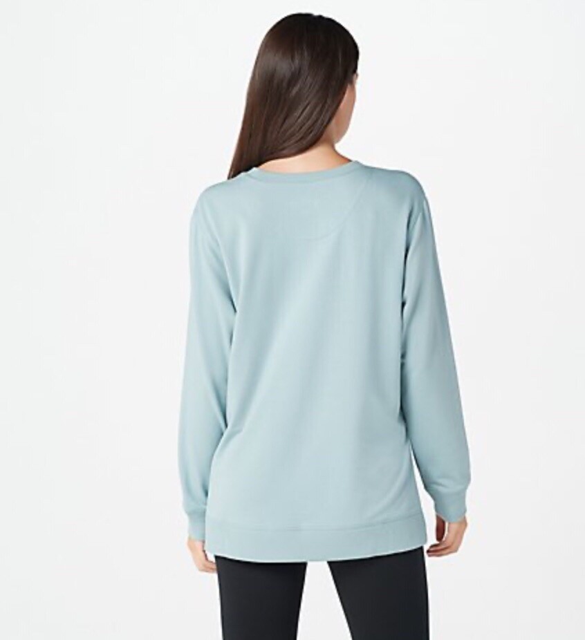 zuda Z-Knit French Terry Pullover Sweatshirt Lemon Large A371835