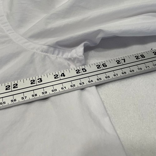 Camisa de vestir blanca Beverly Hills Polo Club 17-17.5 XL para hombre con botones manga larga - Imagen 7 de 9