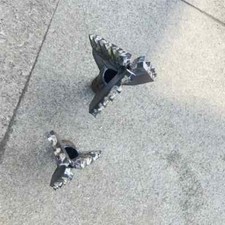 Small Water Well Drilling Rig Three-wing Alloy Drill Bit One Inch Drill Pipe,