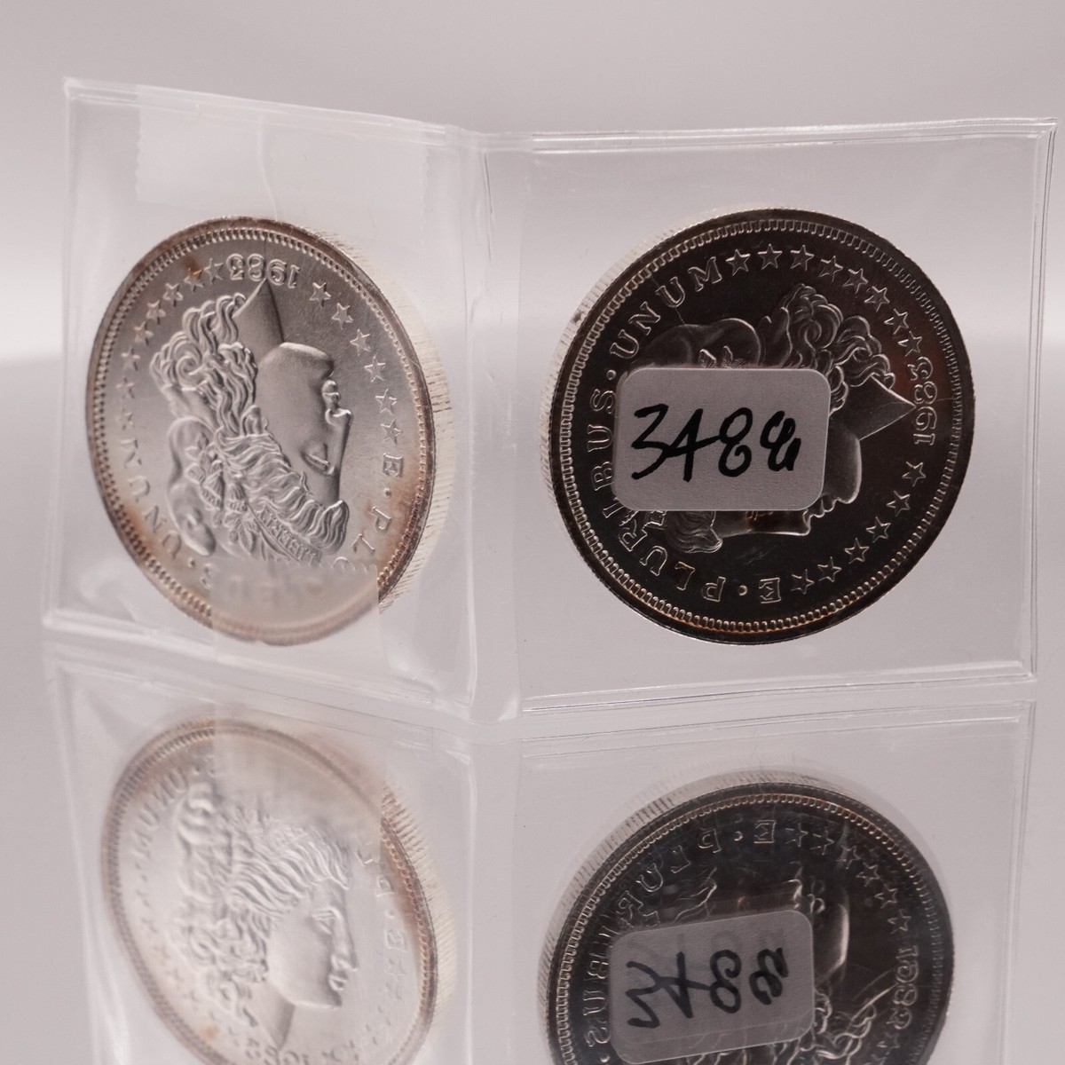 ONE 1983 Lady Liberty Trade Unit 999 FINE Silver art bar round