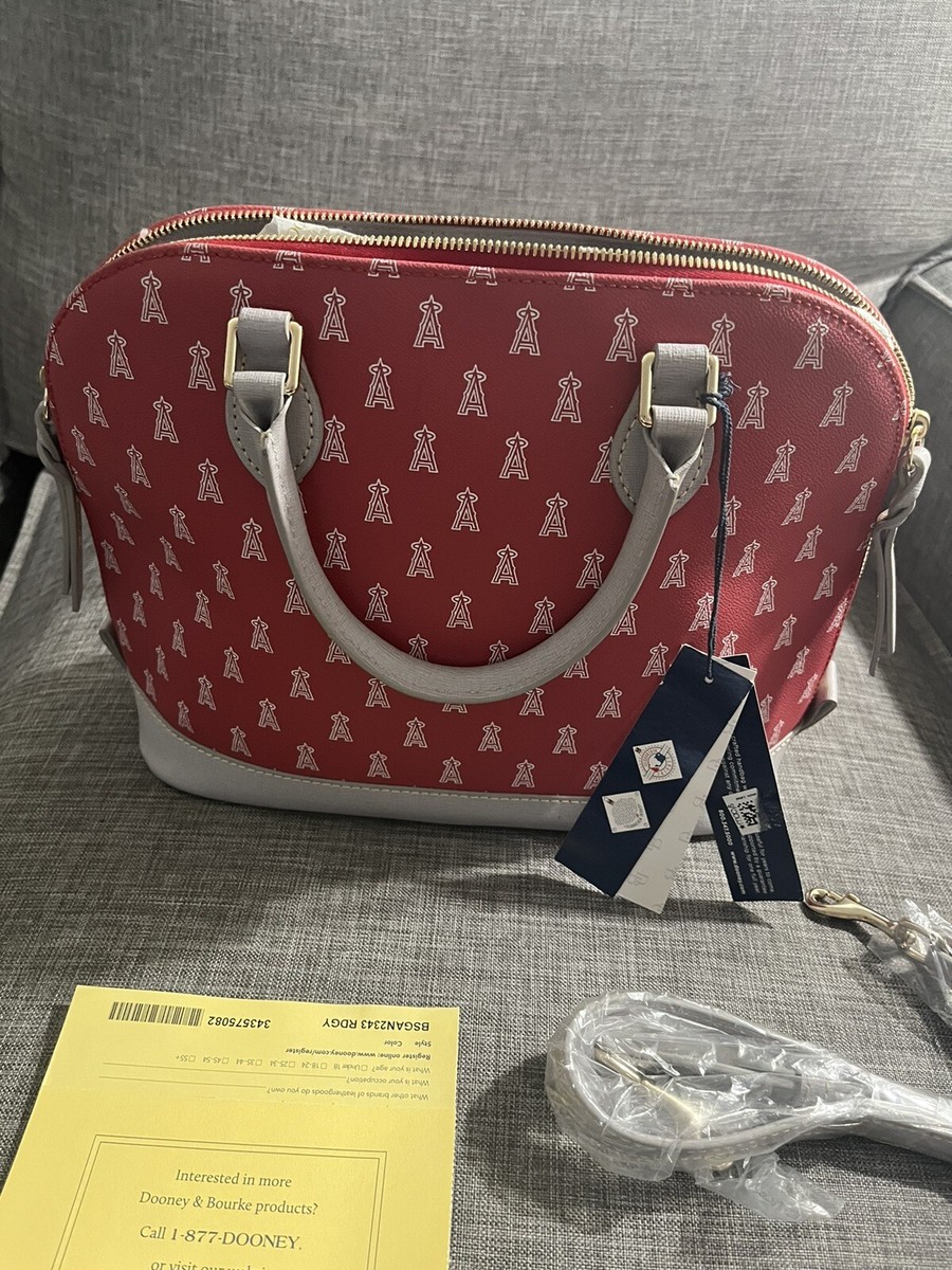 Dooney & Bourke MLB Los Angeles Angels Signature Zip Satchel  display picture 2