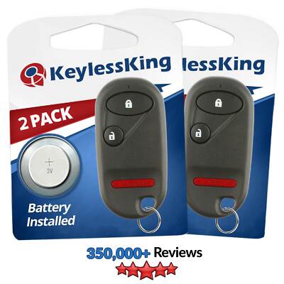 2 New Replacement Keyless Entry Remote Key Fob Clicker Control For OUCG8D-344H-A