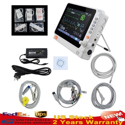 Portable 6-Parameter ICU CCU Patient Monitor for Cardiac Monitoring