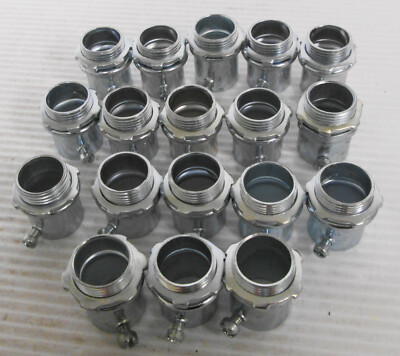 Hubbell Raco 2003 Connectors 3/4''  Set Screw Type- For Steel EMT (Lot of 18)