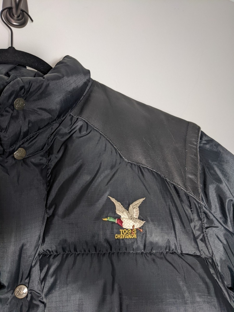 Chevignon Togs Unlimited Men's Black Down Puffer Jacket / Vest