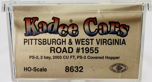 KADEE HO - 8632 - PS2 Covered 2 Bay Hopper - Pittsburgh & West Virginia - As New - Picture 2 of 8