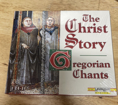 The Christ Story Gregorian Chants 1995, 3 CDs Box Set Laserlight- New Sealed