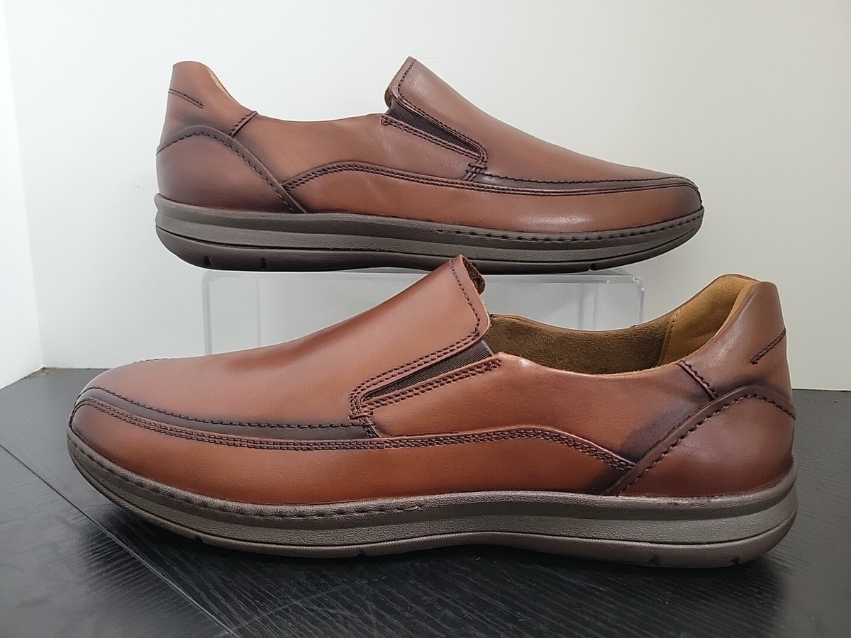 Florsheim Comfortech Cognac Leather Loafers Size 9 Men main image 4