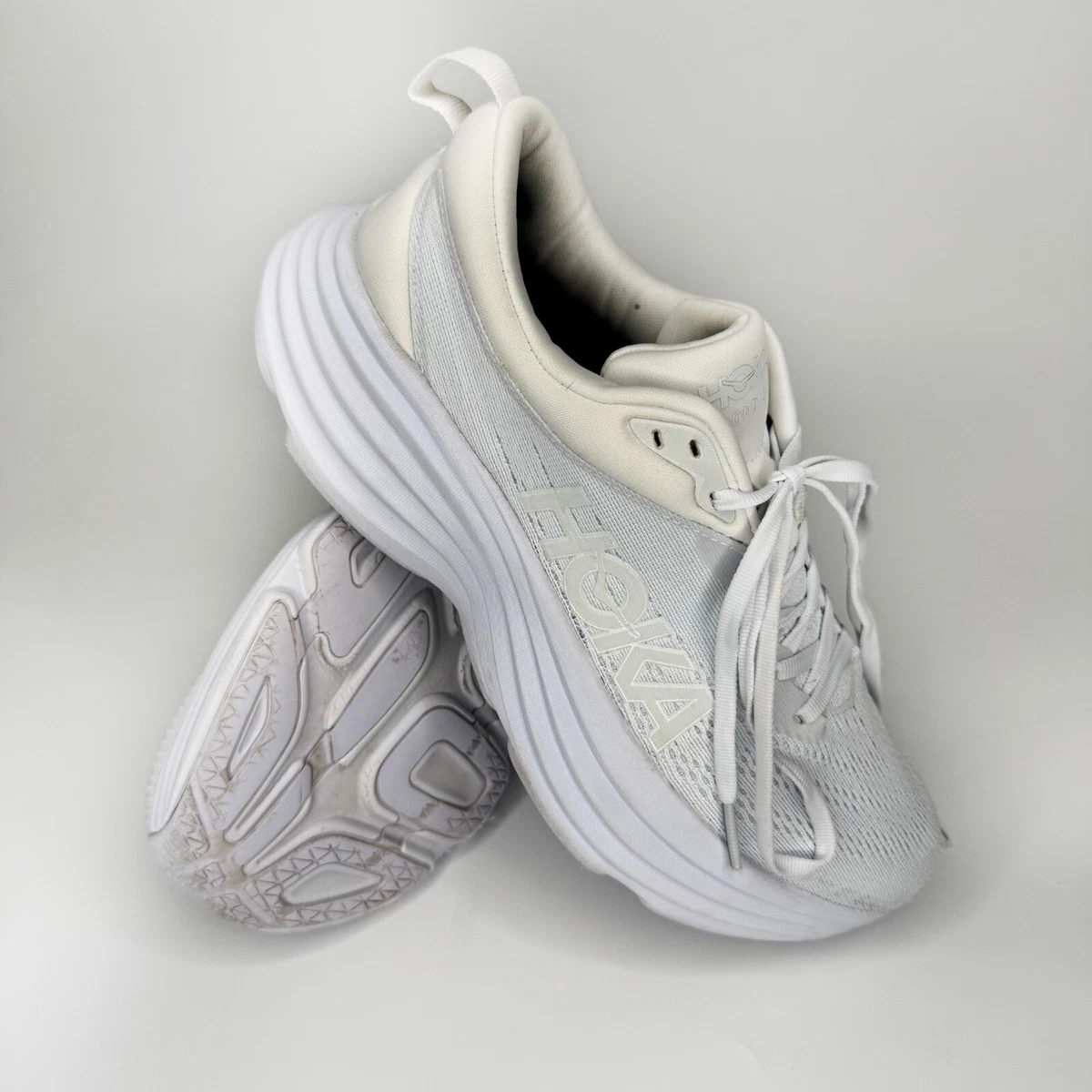 Hoka One One HOKA Bondi 8 Triple White for sale | eBay