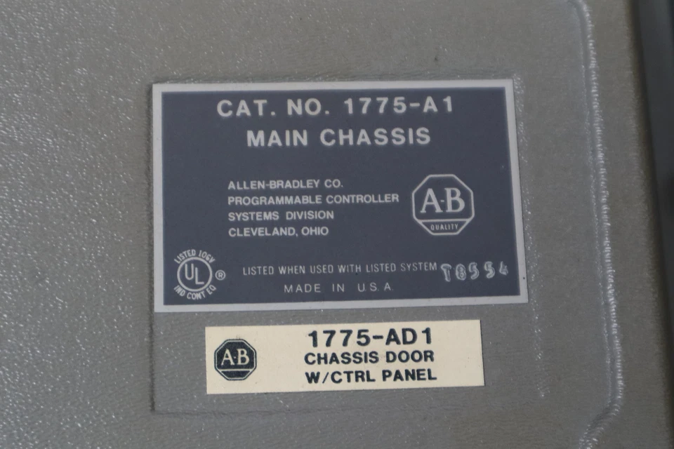 Chasis rack Allen Bradley 1775-AC 1775-A1 chasis principal usado ver todas las fotos Foto 3 de 4