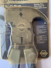 Kobalt Fencing Pliers 10 inch New In Package #253684