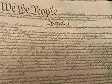 Four Page Parchment (legible) U.S. Constitution Set
